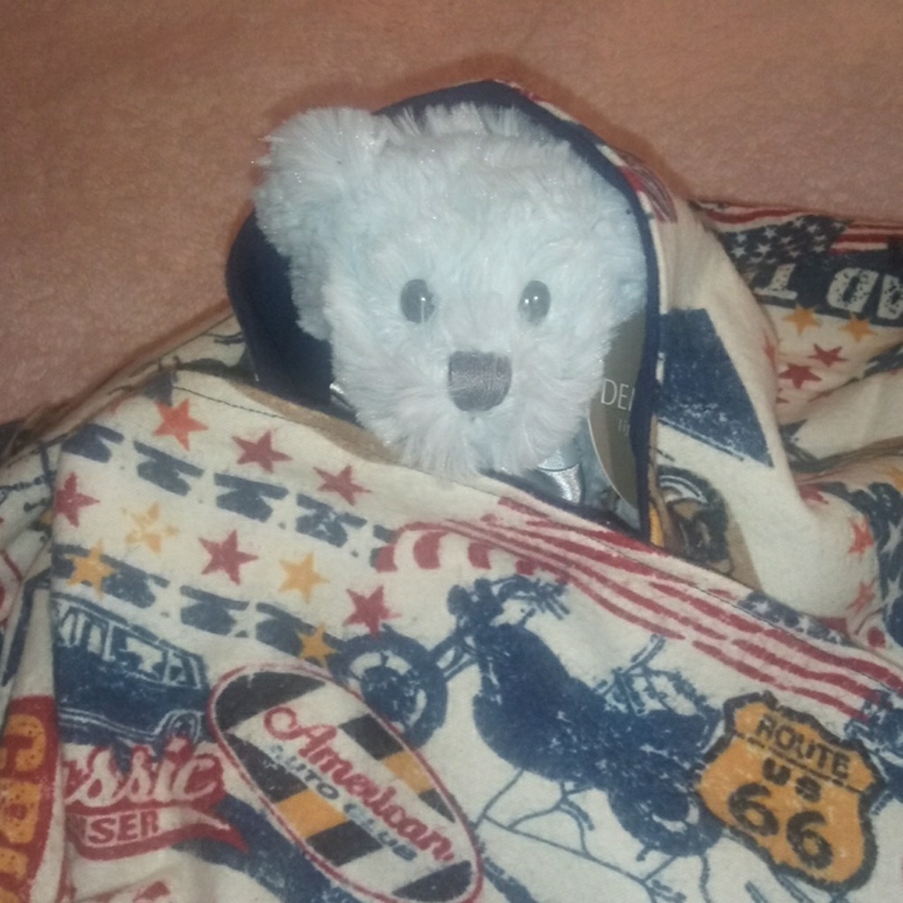 Vintage USA Cars Baby Blanket